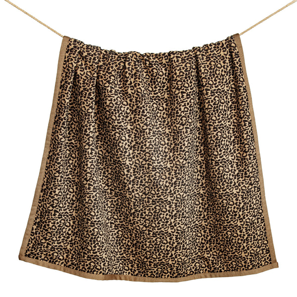 Adrienne Leopard Throw