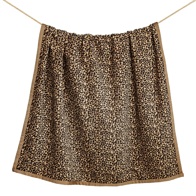 Adrienne Leopard Throw
