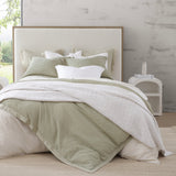 Stonewashed Cotton Waffle Weave Duvet Cover Set