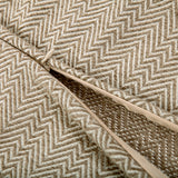 Herringbone Buckle Detailed Lumbar Pillow