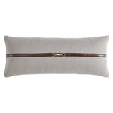 Herringbone Buckle Detailed Lumbar Pillow