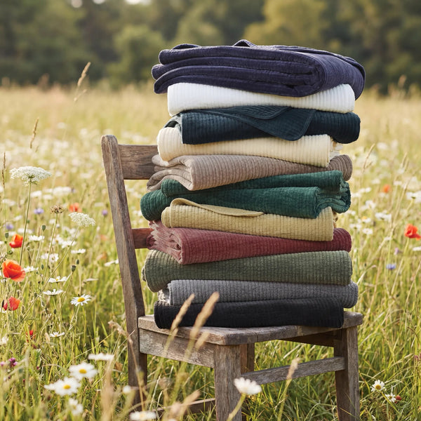 Stonewashed Cotton Velvet Quilt