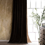 Stella Faux Silk Velvet Curtain