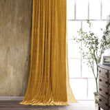 Stella Faux Silk Velvet Curtain