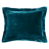 Stella Faux Silk Velvet Flanged Dutch Euro Pillow