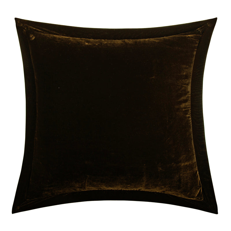 Stella Faux Silk Velvet Flanged Euro Sham