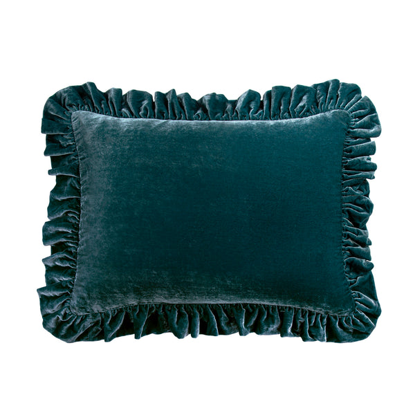 Stella Faux Silk Velvet Oblong Pillow