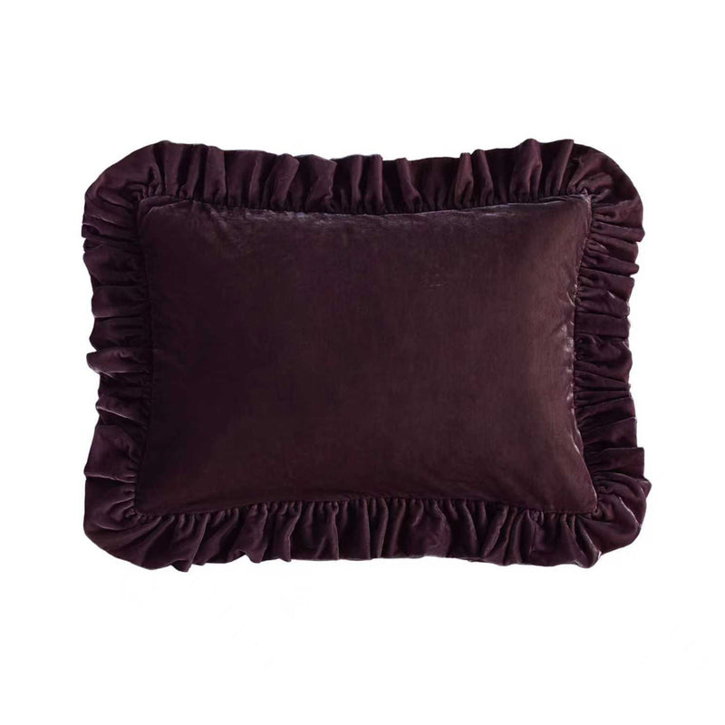 Stella Faux Silk Velvet Oblong Pillow