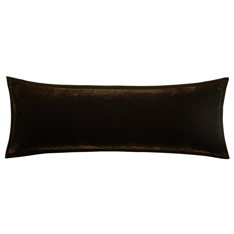 Stella Faux Silk Velvet Long Lumbar Pillow