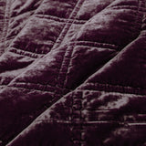 Stella Faux Silk Velvet Double Box Stitch Throw