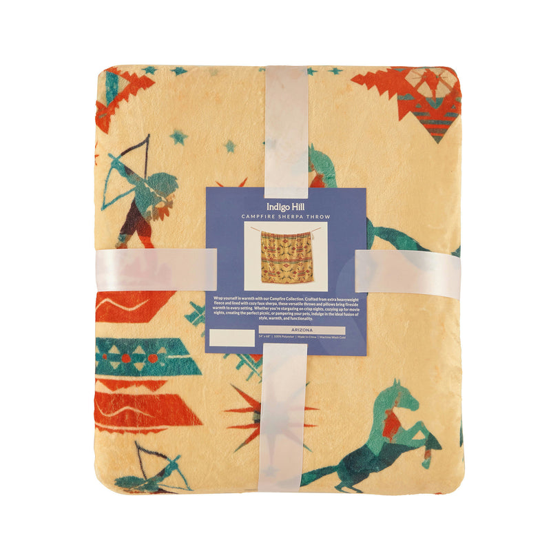 Arizona Campfire Sherpa Throw