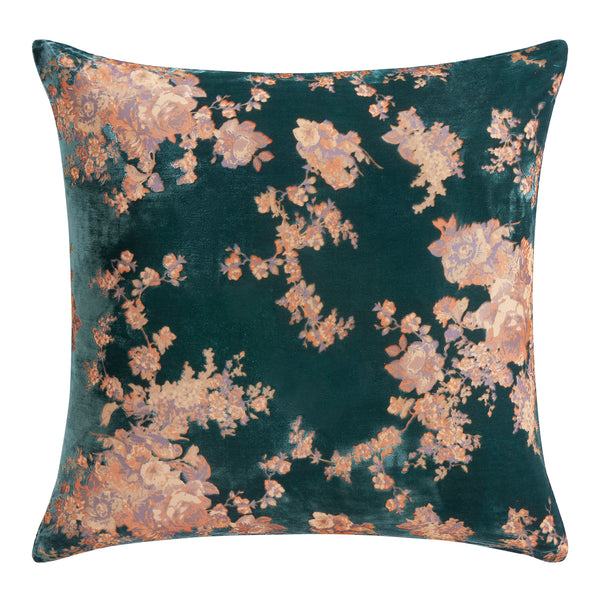 Josephine Burnout Faux Silk Velvet Euro Sham