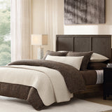 Farah Linen Blend Coverlet Set