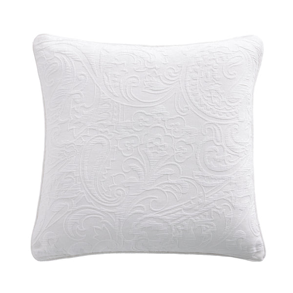 Camellia Paisley Matelasse Euro Sham
