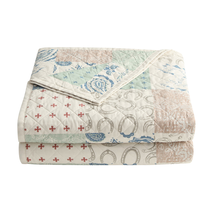 Patchwork Paisley Quilt Set