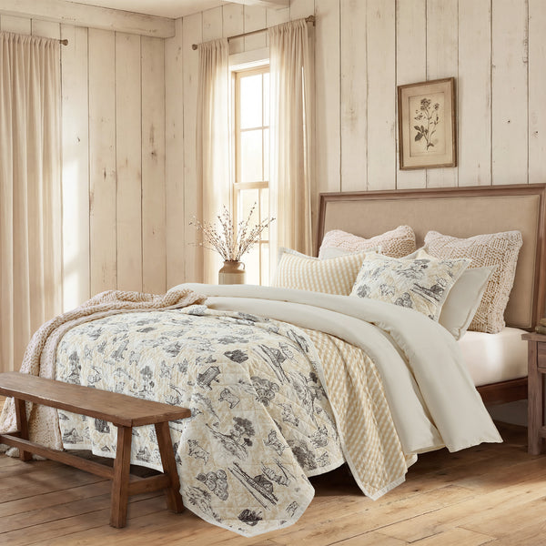Farm Life Reversible Quilt Set