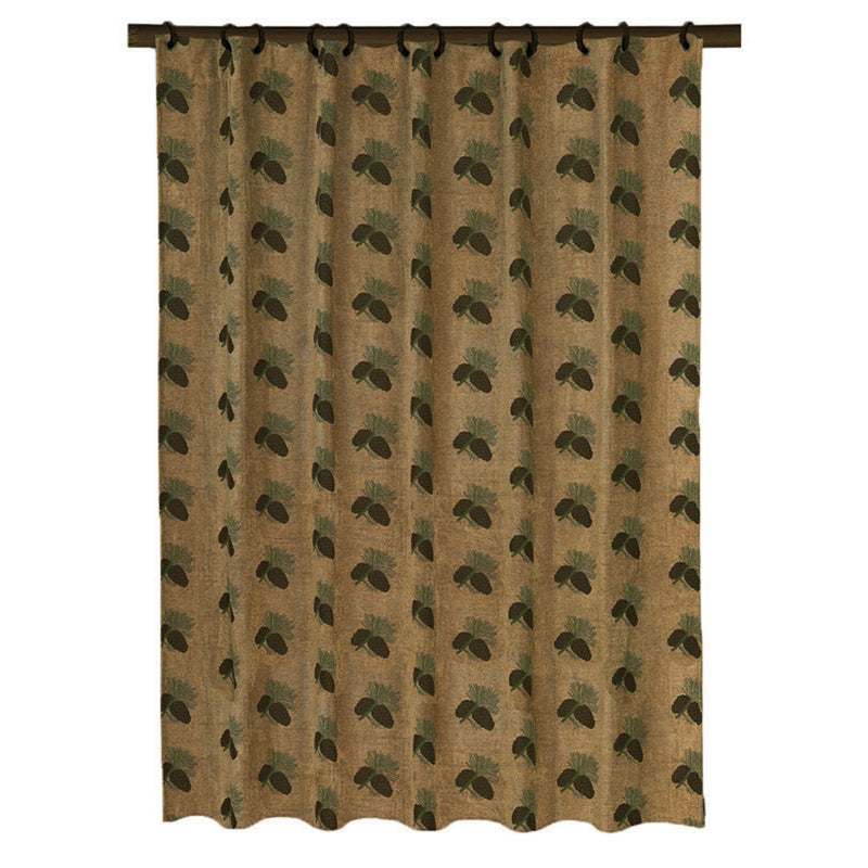 Pine Cone Shower Curtain