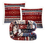 Home on the Range Aztec Campfire Sherpa Throw