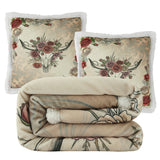 Rowena Longhorn Campfire Sherpa Throw