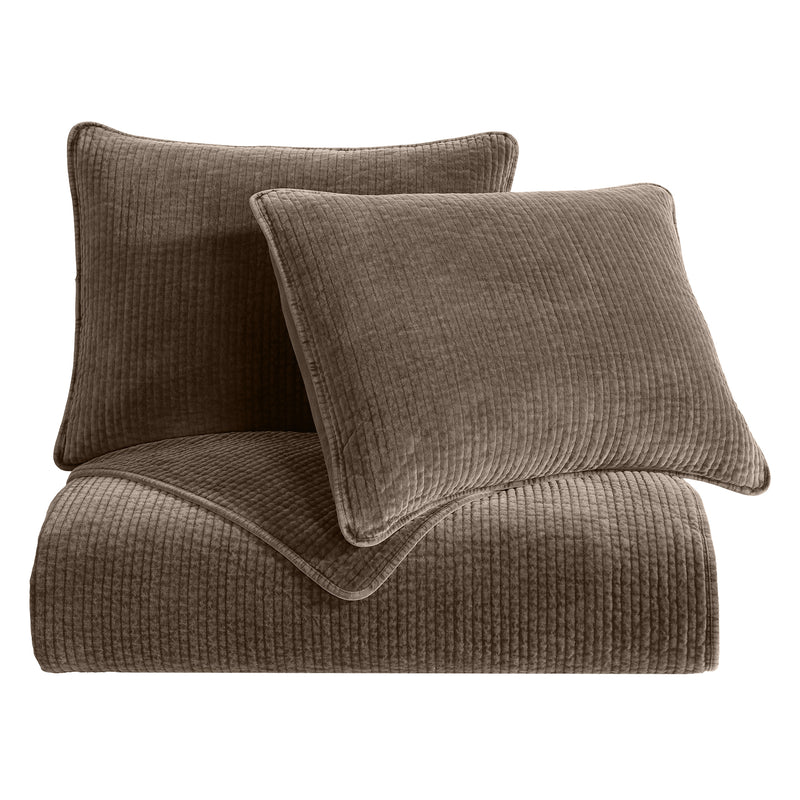 Stonewashed Cotton Velvet Quilt