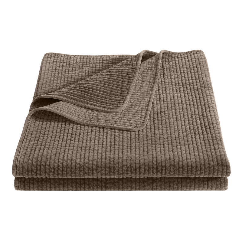 Stonewashed Cotton Velvet Quilt