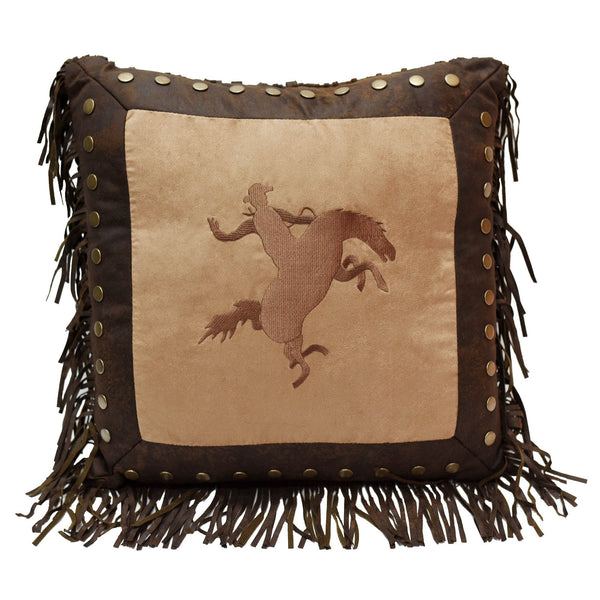 Embroidery Bronco Pillow