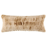 Ruched Rabbit Lumbar Pillow
