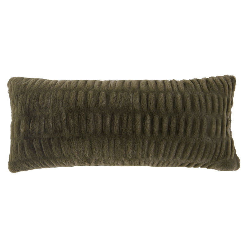 Ruched Rabbit Lumbar Pillow