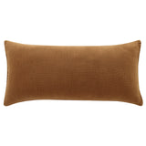 Woven Suede Lumbar Pillow
