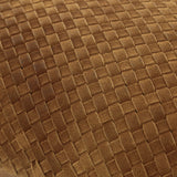 Woven Suede Lumbar Pillow