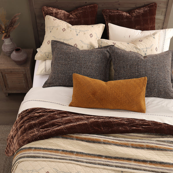Maverick Longhorns Reversible Quilt Set