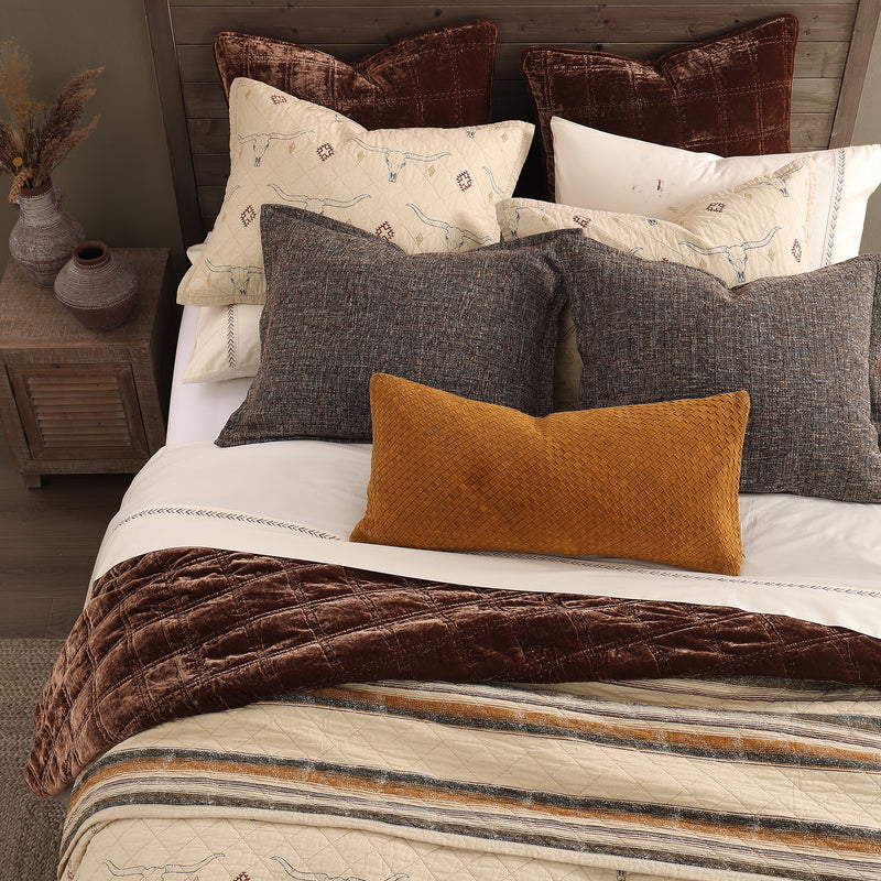 Maverick Longhorns Reversible Quilt Set