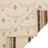 Maverick Longhorns Reversible Quilt Set