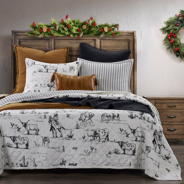 Ranch Life Printed Reversible Quilt Set
