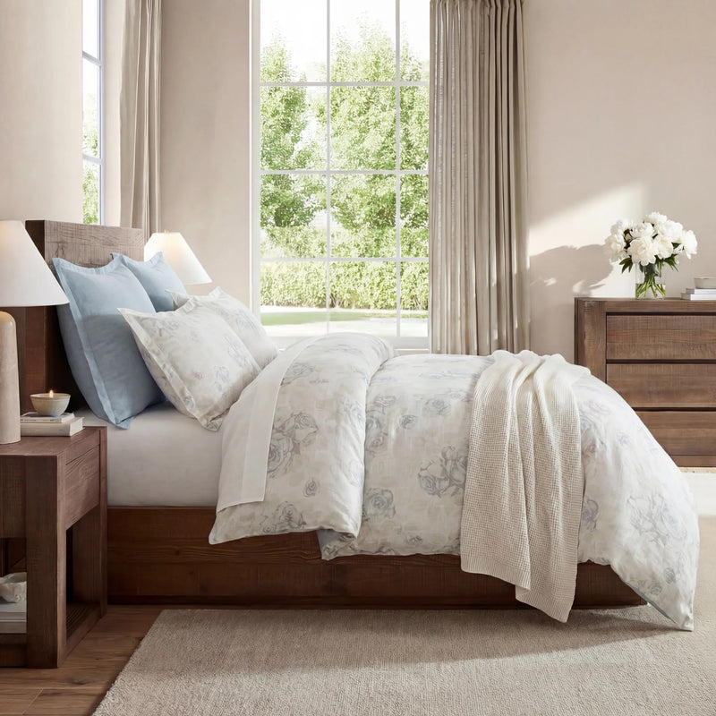 Rosaline Washed Linen Blend Comforter Set