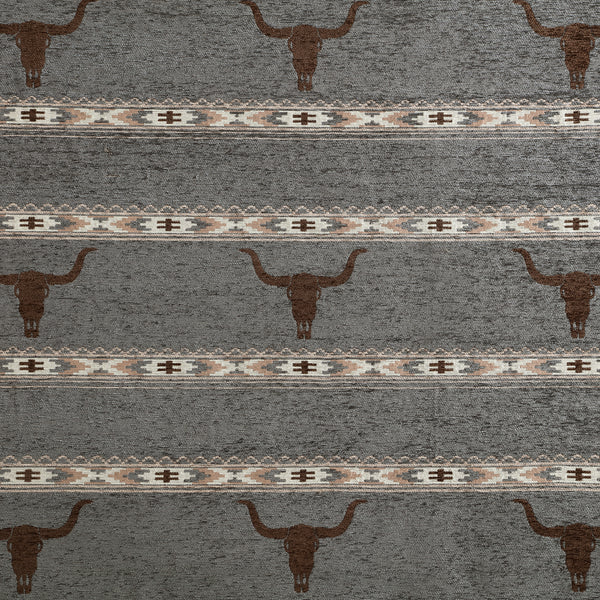 Chisholm Longhorn Chenille Jacquard Swatch