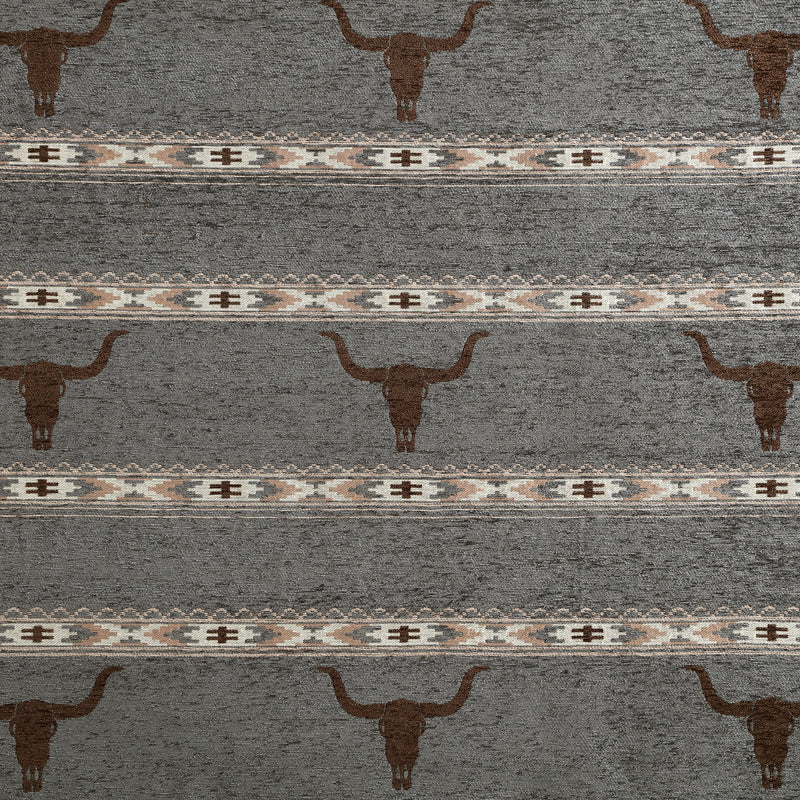 Chisholm Longhorn Chenille Jacquard Swatch