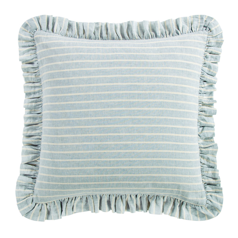 Reyes 100% Slub Linen Stripe Euro Sham