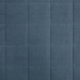 Cotton Canvas Box Stitch Coverlet Set