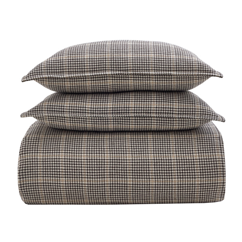 Laramie Houndstooth Concho Trim Bedding Set