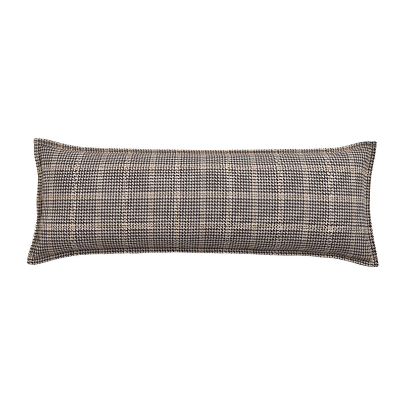 Laramie Houndstooth Long Lumbar Pillow