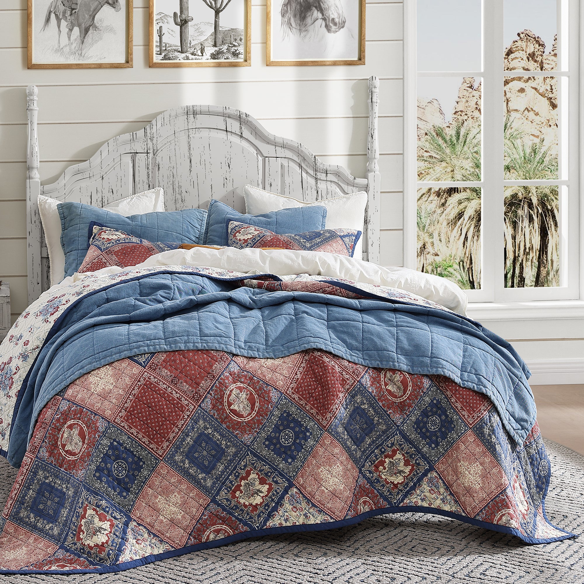 Patchwork Bandana Quilt Set | HiEnd Accents