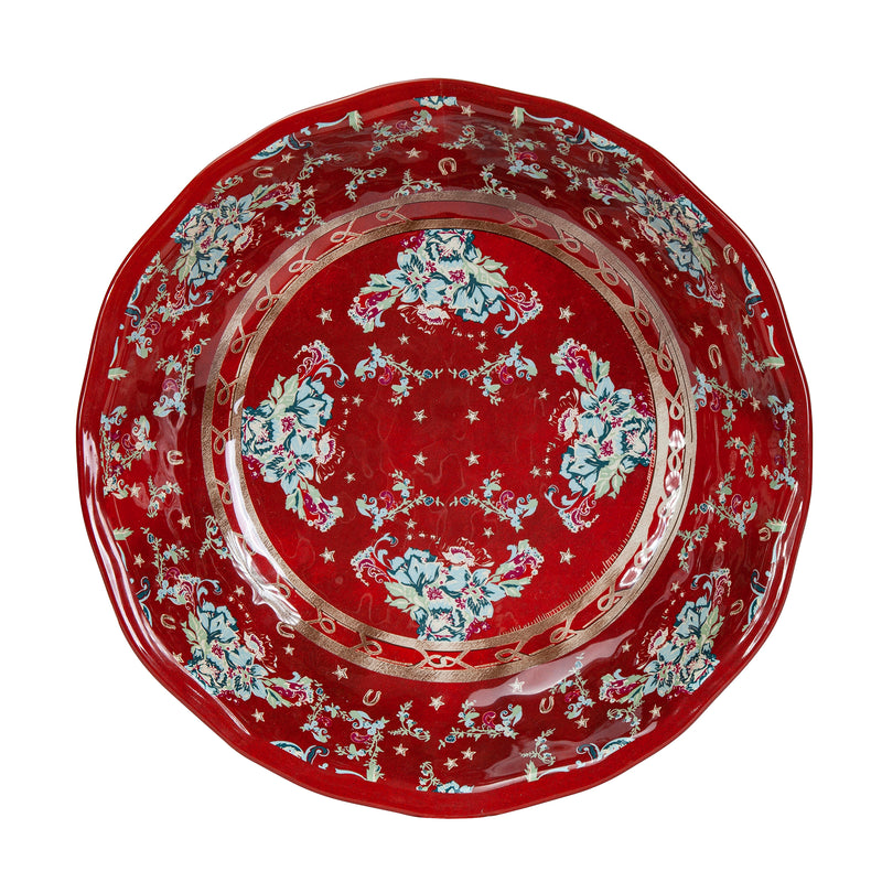 Patchwork Bandana Melamine Serving Bowl