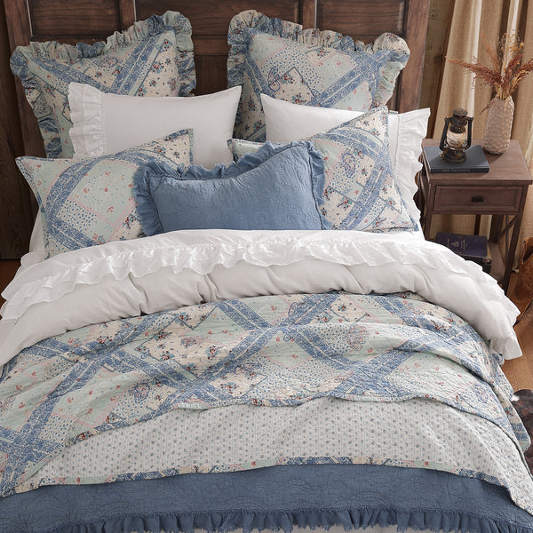 Mirabelle Patchwork Prairie Quilt Set