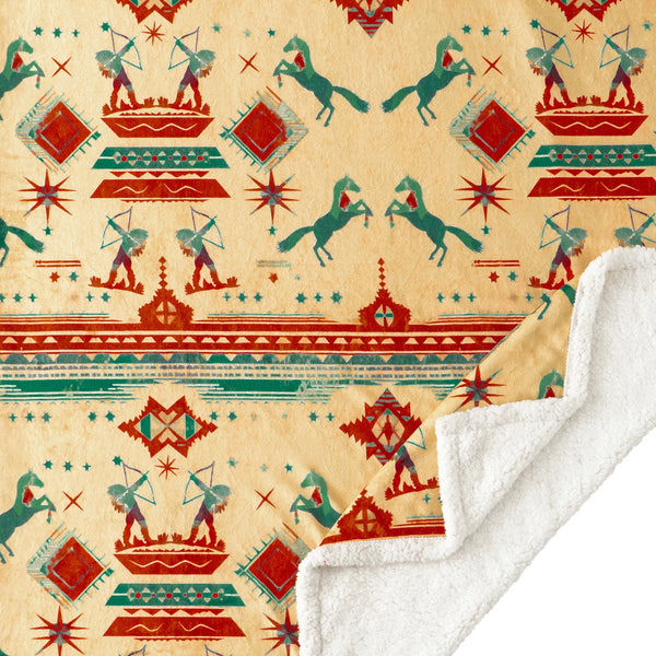 Arizona Campfire Sherpa Throw
