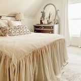Luna Washed Linen Bedspread Set Bedspread