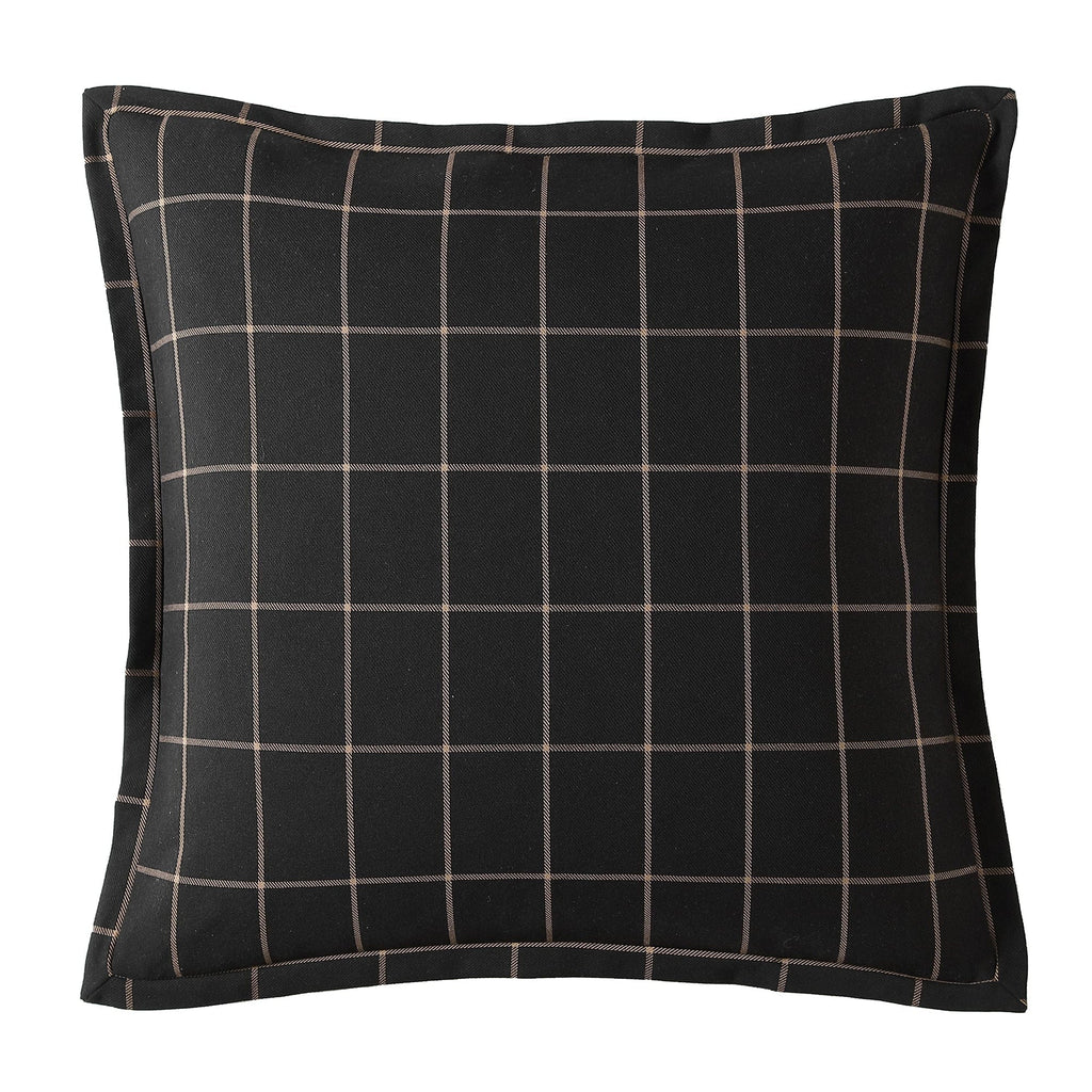 Windowpane Plaid Euro Sham | HiEnd Accents