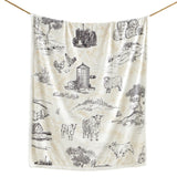 Farm Life Campfire Sherpa Throw Brown / Throw