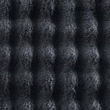 Cottontail Faux Fur Comforter Set Comforter - Black