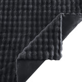 Cottontail Faux Fur Comforter Set Comforter - Black